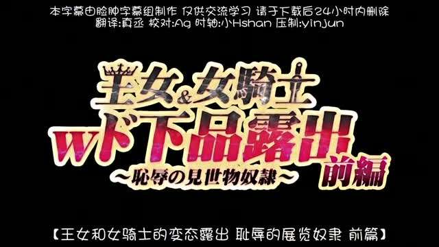 王女女骑士Wド下品露出前编耻辱の见世物奴